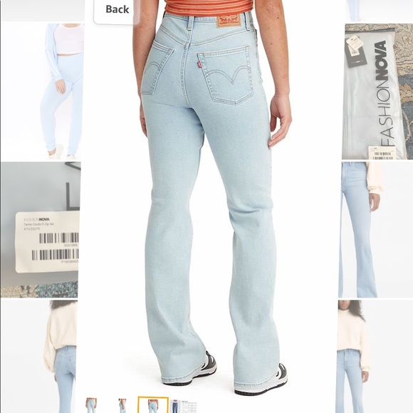 Levi's Jeans Levis Ribcage Bootcut Jeans S3w33l Light Wash Poshmark
